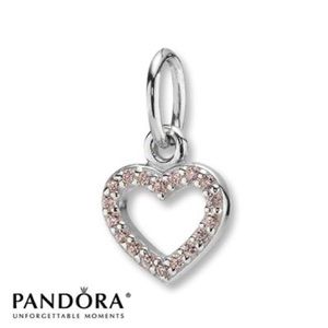 Pandora Retired Pink CZ Pendant 🌺💗❤️